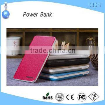 Ultra slim mirror smart power bank for mobile phone