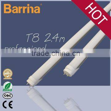 2015 new design 2400mm high end T8 led tube light 2.4m 36w