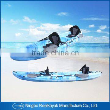 2015 Professional Sit On Top Kayak Plastic Fishing Boat Family 3 Persons Boat Hot Sale Good Quality LLDPE 3m-4m photo-5