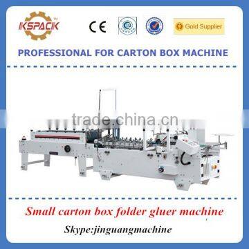 carton box forming machine / samll carton box automatic folder gluer machine