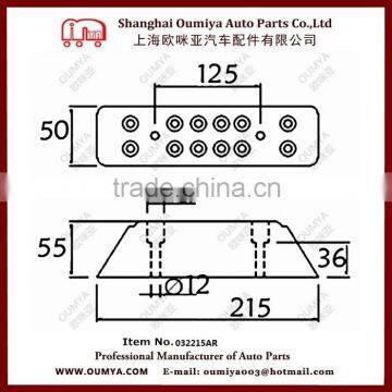 Most Hottest Environmentally Friendly Rubber Buffer,Rubber Bumper for Truck and Trailer 032215AR photo-2