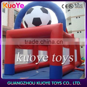 inflatable football shooter, soccer shoot out inflatable games, sport games playground