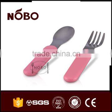 Wholesale Colorful Children Stainless Steel Fork/spoon photo-4