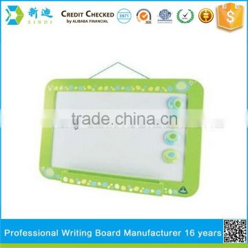 Lanxi xindi pvc notic board soft frame write board