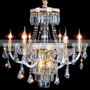 Home Decor Bohemian Crystal Glass Chandelier Hanging Pendant Lamp Light Lighting CZ3003/12+6+3 photo-2