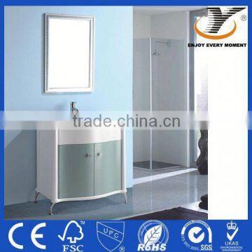 Middle East Market PVC tall floor standing bathroom cabinet