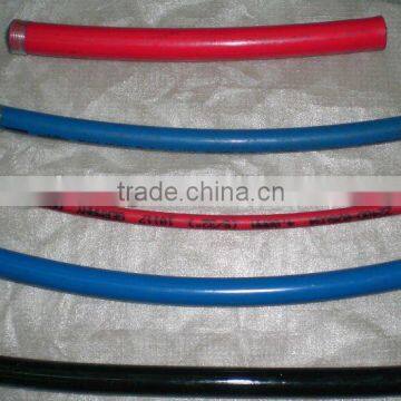 Steel wire reinforced thermoplastic hose