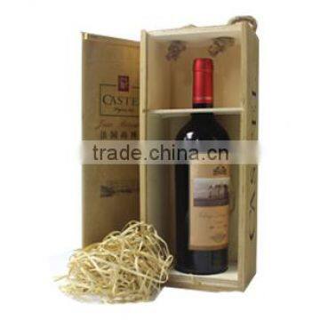 Custom Logo Wooden Clear Wine Glass Packing Box