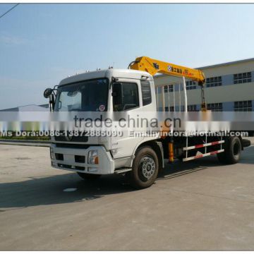 Dongfeng truck mounted crane ,knuckle boom truck mounted crane