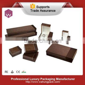 High Quality Wood Paper Jewel Set Box Unique