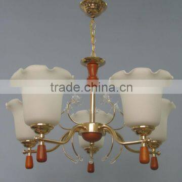 Modern wood chandelier&glass pendant lamp 3037-5