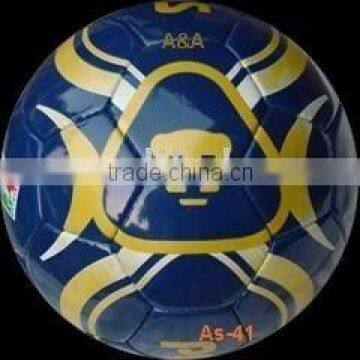 official size and weight hand stitched artificial leather soccer balls