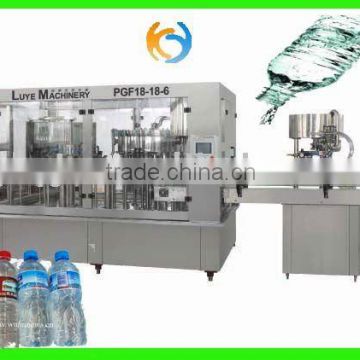 Automatic 3 in 1 drinking Water production line washing filling capping packing