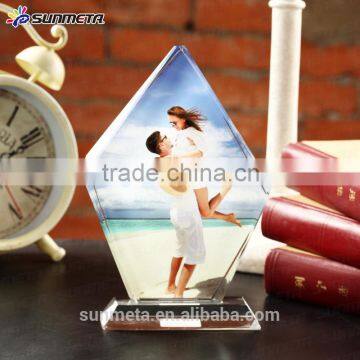 Sunmeta directly sublimation photo crystal decorations, cystal gift for wedding BSJ-10B