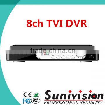 2015 hot sale 720P 1080P 8ch HD TVI DVR