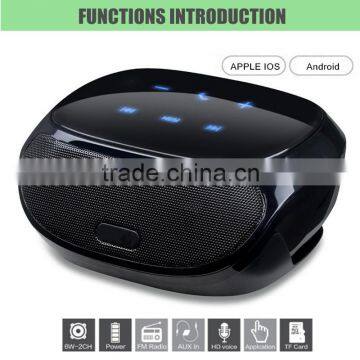 2015 New Arrival High Standard Portable Bluetooth Speaker For iphone all Mobiles Phone Tablet PC With Touch Screen