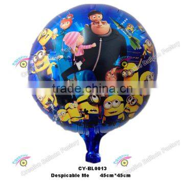 2015new round shape foil balloon 18'' helium balloons