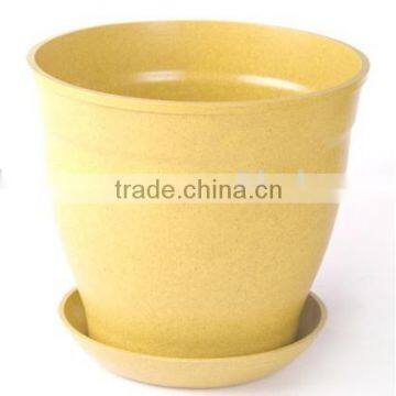 2015 hot cheap colorful bamboo fiber flower pot