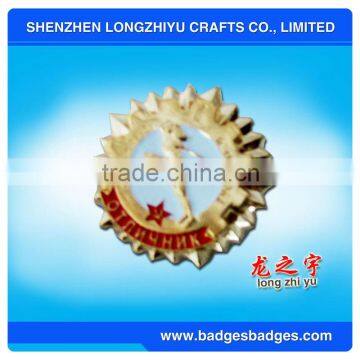 metal golf cap clips oblique edge