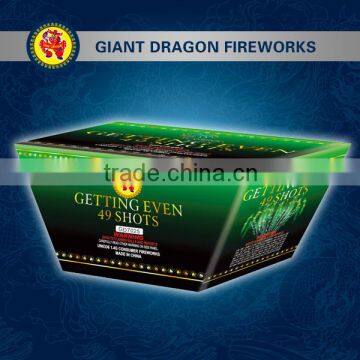 New products 2016 liuyang fireworks, 49 shots fireworks shells