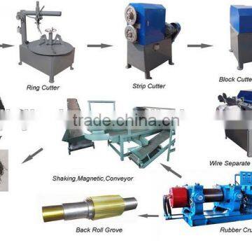 Waste Tyre Recycling Machine / Machine to Grind Tire / Rubber Powder Proction Line