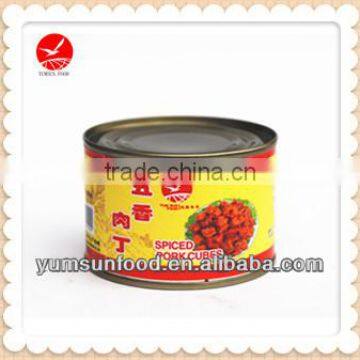 142G SPICED PORK CUBES CANNED