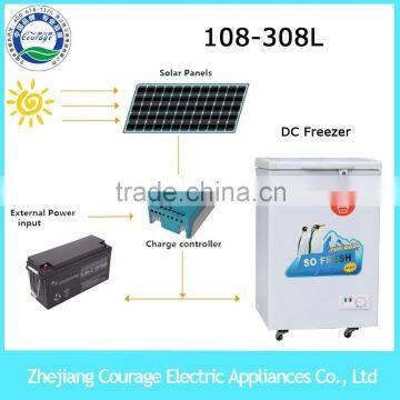 DC-108 12V DC/230V AC Solar Panel Charging Solar Freezer