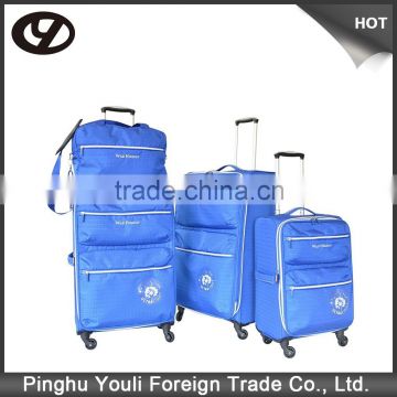 Gold Supplier China bright color travel luggage bag