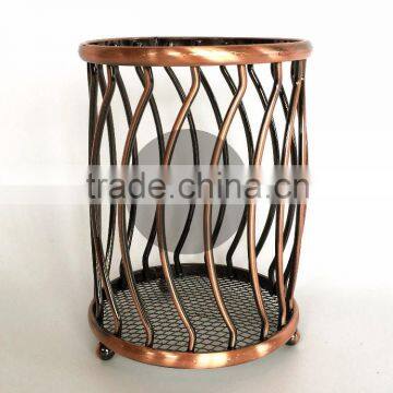 Spatula, Silverware Holder for Kitchen Countertop Storage - Bronze