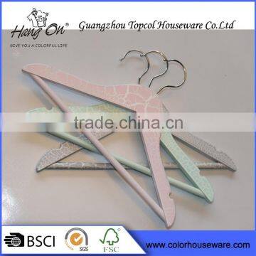 Wholesale High Quality straight wooden hangers wooden