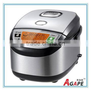 1.8L multi rice cooker with 21 functions in 1, LCD display and stainless housing