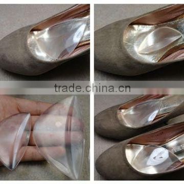 clear silicone gel arch support foot wedge shoe insert pad