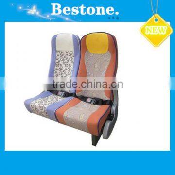 coach seat with fabric cover