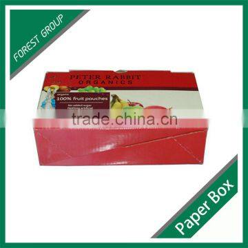 ECOFRIENDLY DECORATIVE CUSTOM MADE COLOR PRINTING FRESH FRUIT PACKING BOX CARDBOARD BOX FOR SHIPPING