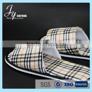 Cheap custom logo slippers hotel bathroom slippers for 3-5 star hotel