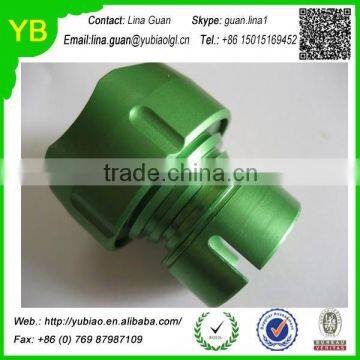 Custom 6063 aluminum anodized lathe parts from china supplier ISO9001 Passed