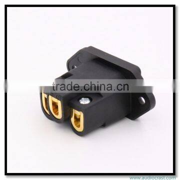 OEM/ODM Viborg VI-06 Audio Grade Gold Plated Pure Red Copper IEC Inlet Socket