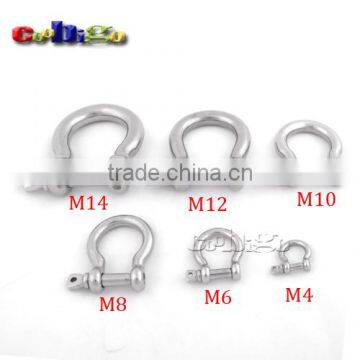 Stainless Steel U Anchor Bow Shackle For Paracord Bracelet