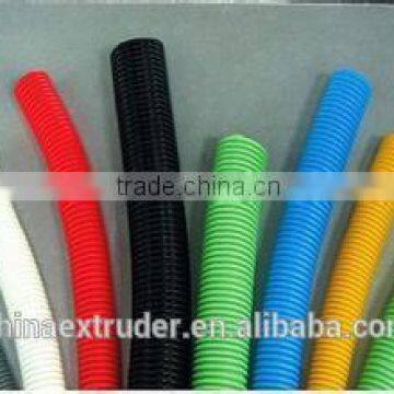 plastic PA PVC PP PE corrugated hose machine line