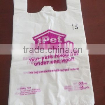 reusable color printing bag plastic for shopping