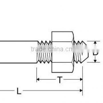 hex head machine bolt