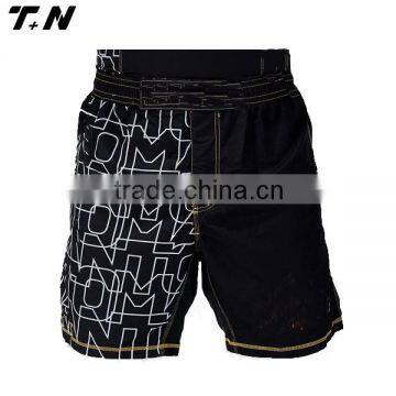 Mma Shorts black 100% Polyester fully sublimation customized