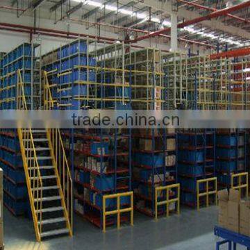 Industrial warehouse Steel Structure steel garret racking