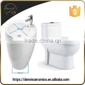 Dennis L-609 and 2085 Chinese WC Toilet Basin Combination