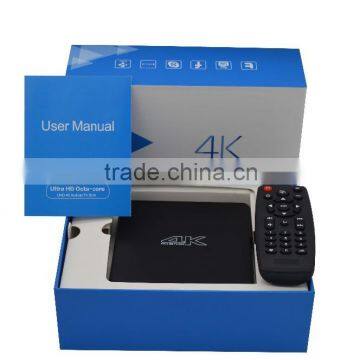 Best android 5.1 HD 4K Octa Core TV Box with RK3388 and 4.0 bluetooth