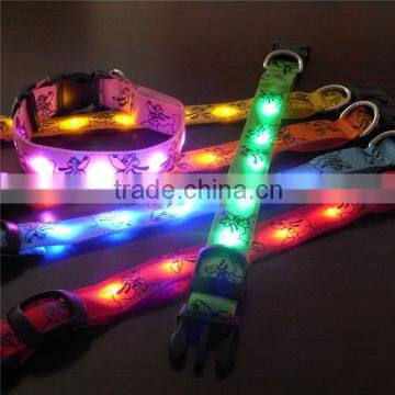 Waterproof Pet Products Glowing Led Dog Collar