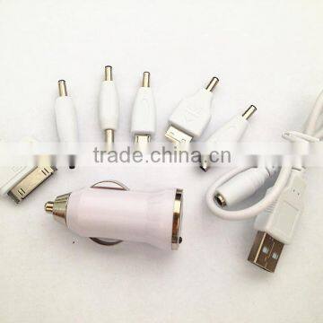 Universal travel USB adapter kit for charging different cellphones