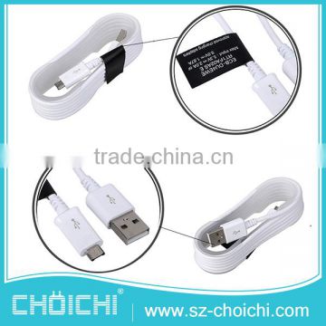 Best selling ECB-DU4EWE 100% original white usb data cable 1.5m for samsung s7