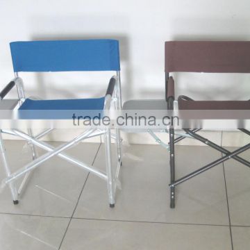 2015 aluminium folding director chair with cup plate