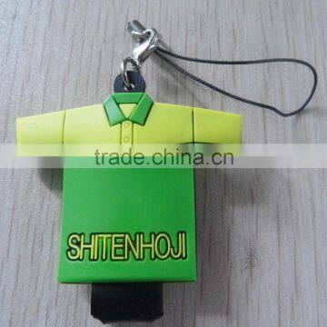 promotion rubber sports T-shirts phone strap